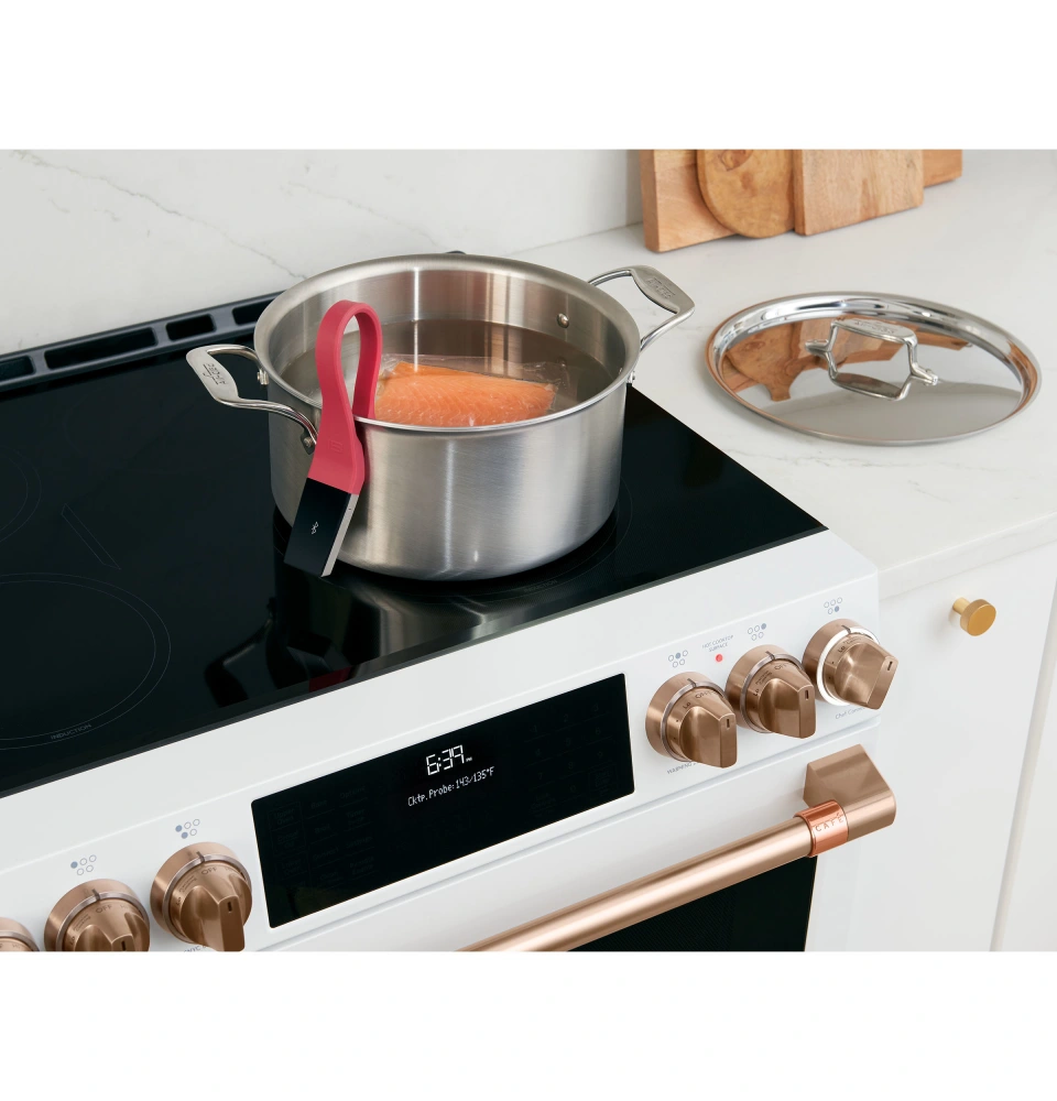 Cafe 30 Stainless Steel Slide in Induction Range Wiseman Appliance Seattle WA