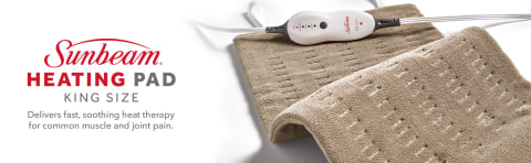 Sunbeam heating pad online blinking high