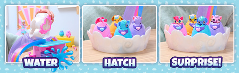 Hatchimals Alive, Hungry Hatchimals Playset with Highchair Toy and 2 Mini  Figures in Self-Hatching Eggs, Kids Toys for Girls and Boys Ages 3 and up –  Shop Spin Master