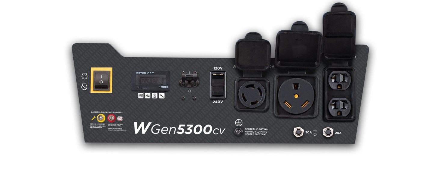 Westinghouse WGen5300cv 5300 Rated Watts 6600 Surge Watts