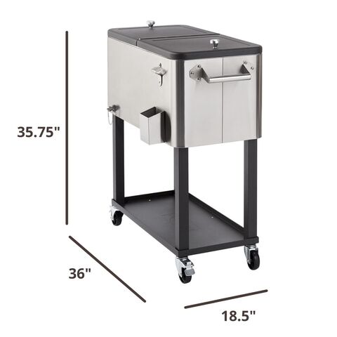 dimensions of the 80 quart cooler