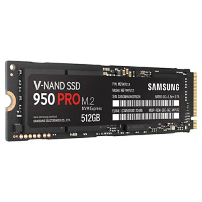 SAMSUNG 950 PRO M.2 2280 512GB PCI-Express 3.0 x4 Internal Solid