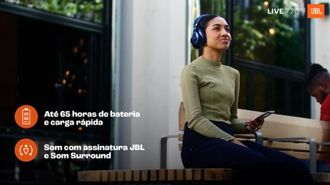 Fone de Ouvido JBL/Harman Live770NC (preto)