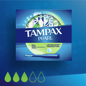 Tampax Pearl Plastic Regular Absorbency Tampons 96 Ct at Rs 4295