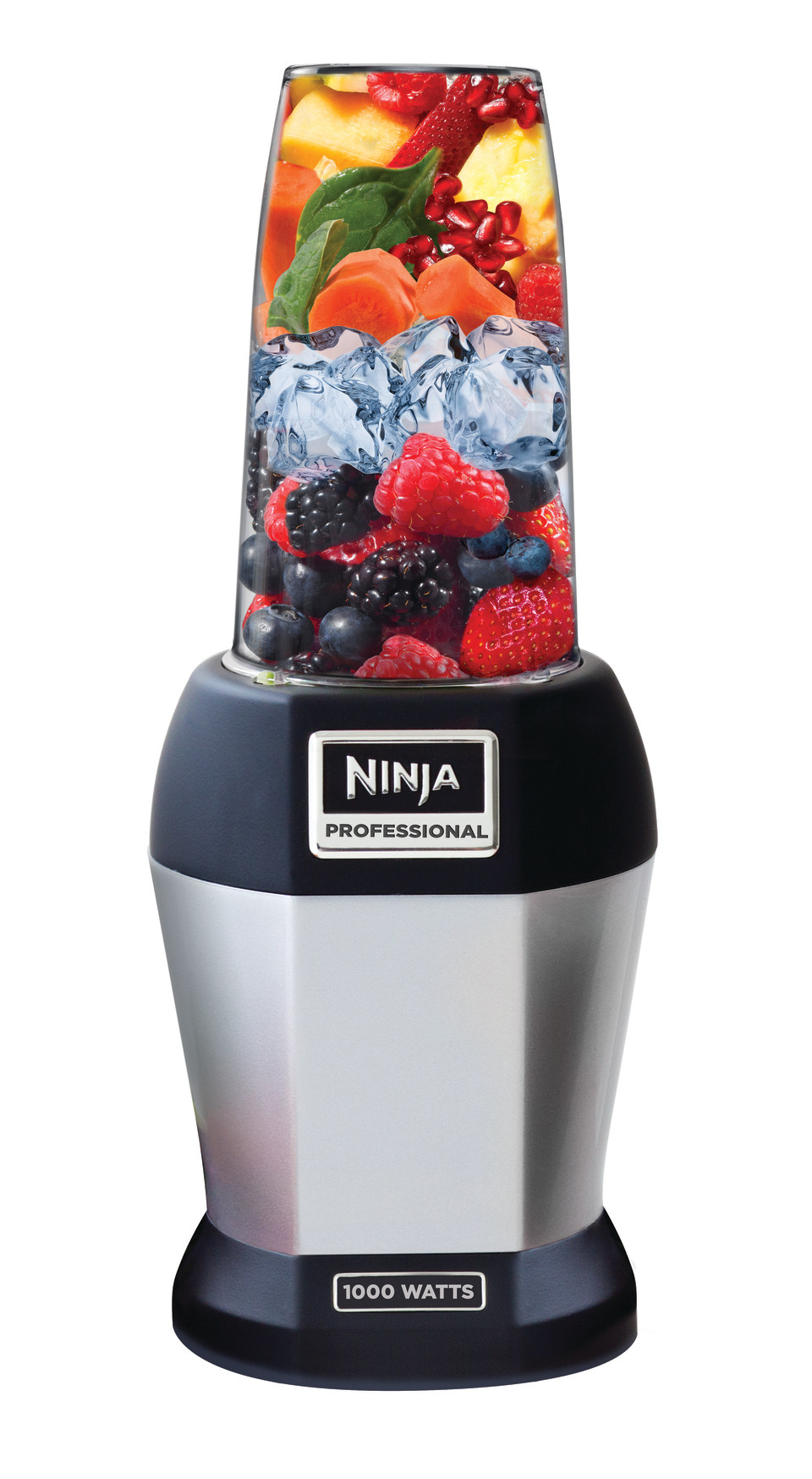 Nutri Ninja Bullet Professional Blender 1000 Watts BL455 & 3 Cups w/lids  NICE!
