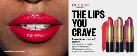 Revlon Super Lustrous Moisturizing Cream Lipstick with Vitamin E, 720 Fire  and Ice