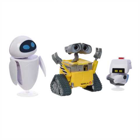 Disney Pixar WALL-E Set with 3 Action Figures, Chaos on the Axiom  Storytellers Pack