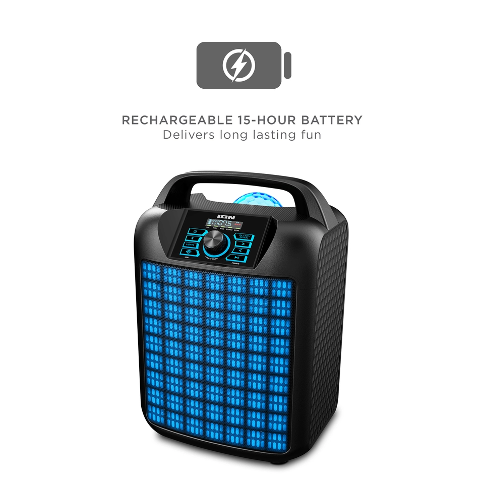 ION Audio Party Rocker Max - Portable Speaker with