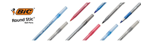 BIC Round Stic Grip Xtra Comfort Ballpoint Pen, Red Ink, 1.2mm, Medium,  12ct. - Sam's Club