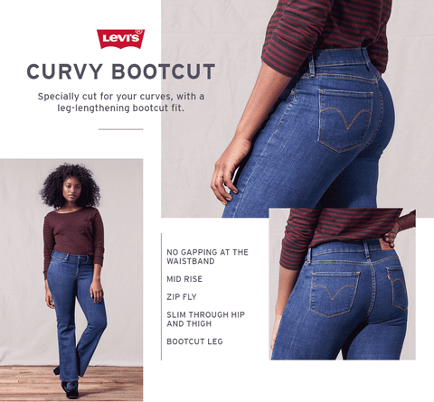 levi's women's curvy bootcut jean