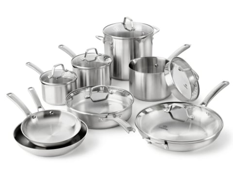 Calphalon Stainless Steel 15 Piece Cookware Set for Sale in Wixon Valley,  TX - OfferUp