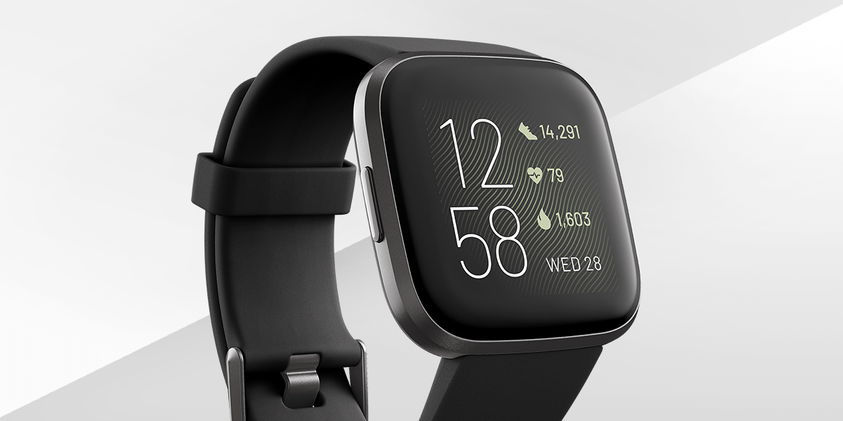 Fitbit Versa 2 Health & Fitness Smartwatch - Stone/Mist Grey 