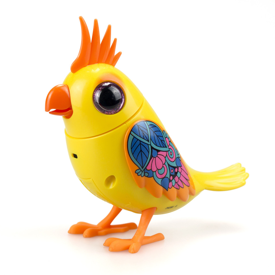 CRYSTAL BIRD SPECIAL DIGEST '90非売品 Silverlit Digibirds Interactive Singing Cockatoo Toy, Yellow