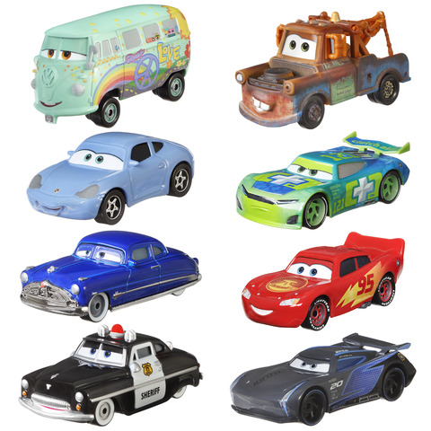 Cars Rayo McQueen Track Talkers Coche de juguete con sonidos, juguete para  niños +3 años (Mattel GXT29) : : Juguetes y juegos