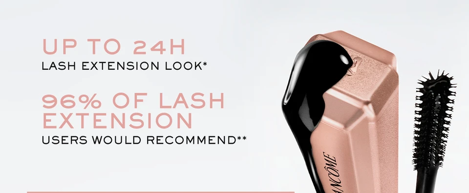 up to 24h lash extension look 96% of lash extension users would recommend