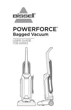 BISSELL PowerForce Bagged Upright Vacuum, 1739 - Walmart.com - Walmart.com