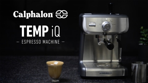Calphalon Temp iQ Espresso Machine with Grinder and Steam Wand – ShopEZ USA