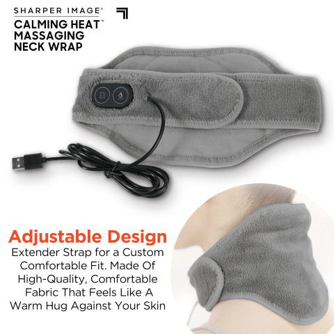 sharper image massaging neck wrap