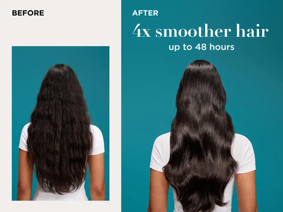 Up to 4x smoother hair