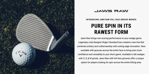 Callaway JAWS Raw Full Face Wedge | Golf Galaxy