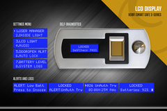 SmartSafe LCD display