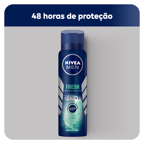 Desodorante Aerosol Nivea Men Active Dry Fresh 150ml - PanVel