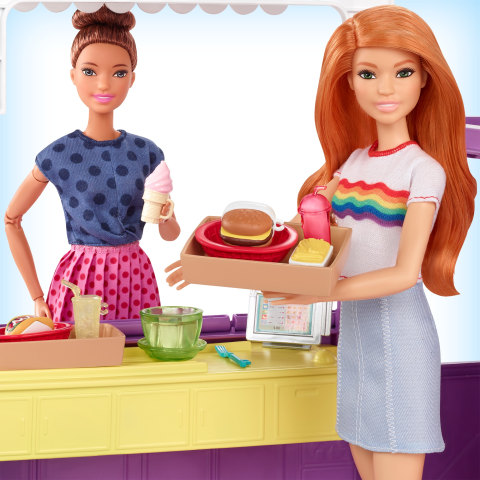 Barbie fun food cheap truck