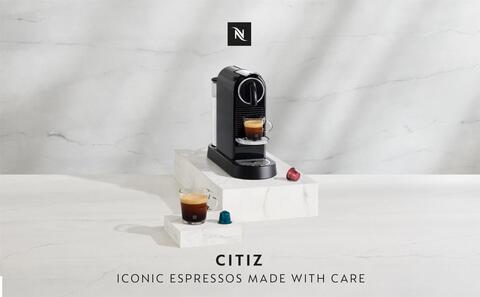 Nespresso CitiZ White, Macchina da Caffè Compatta