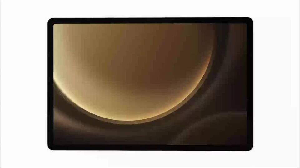 thumbnail video image 2 of Open Box Samsung Galaxy Tab S9 FE+ 12.4" Widescreen Tablet with S Pen, 128G, Android 13, Silver, 2 of 7