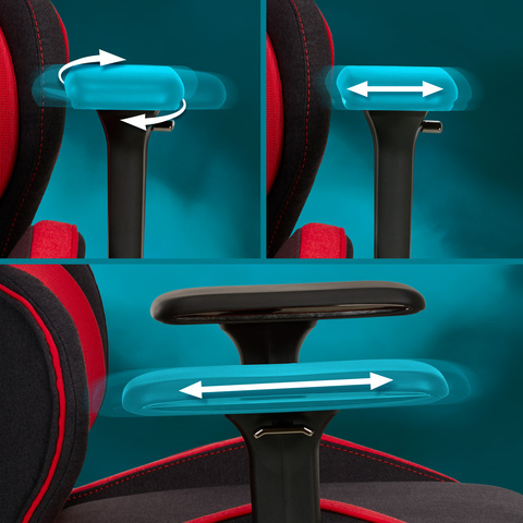 Multi-Direction Adjustable Armrest Pads