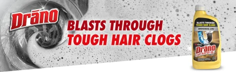 Blasts through tough hair clogs