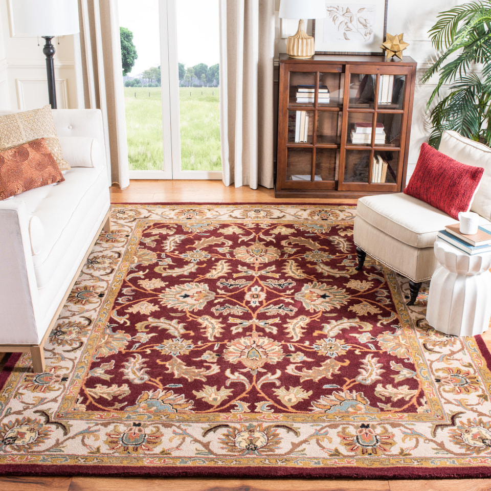 Safavieh Heritage Patna 2 x 12 Beige/Rust Indoor Floral/Botanical Oriental Handcrafted Runner Safavieh Heritage Patna 2 x 12 Beige/Rust Indoor Floral/Botanical Oriental Handcrafted Runner