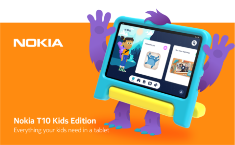 Nokia T10 Kids Edition è il tablet Android pensato per bambini. Schermo da  8“ e contenuti adatti