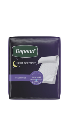 Depend Night Defense Adult Incontinence Underwear for Men, Overnight, L,  Grey, 14Ct, DPD OVN L M 14 