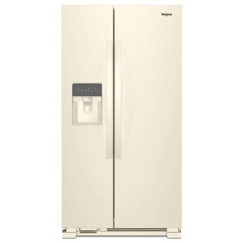 bisque side by side refrigerator without ice maker