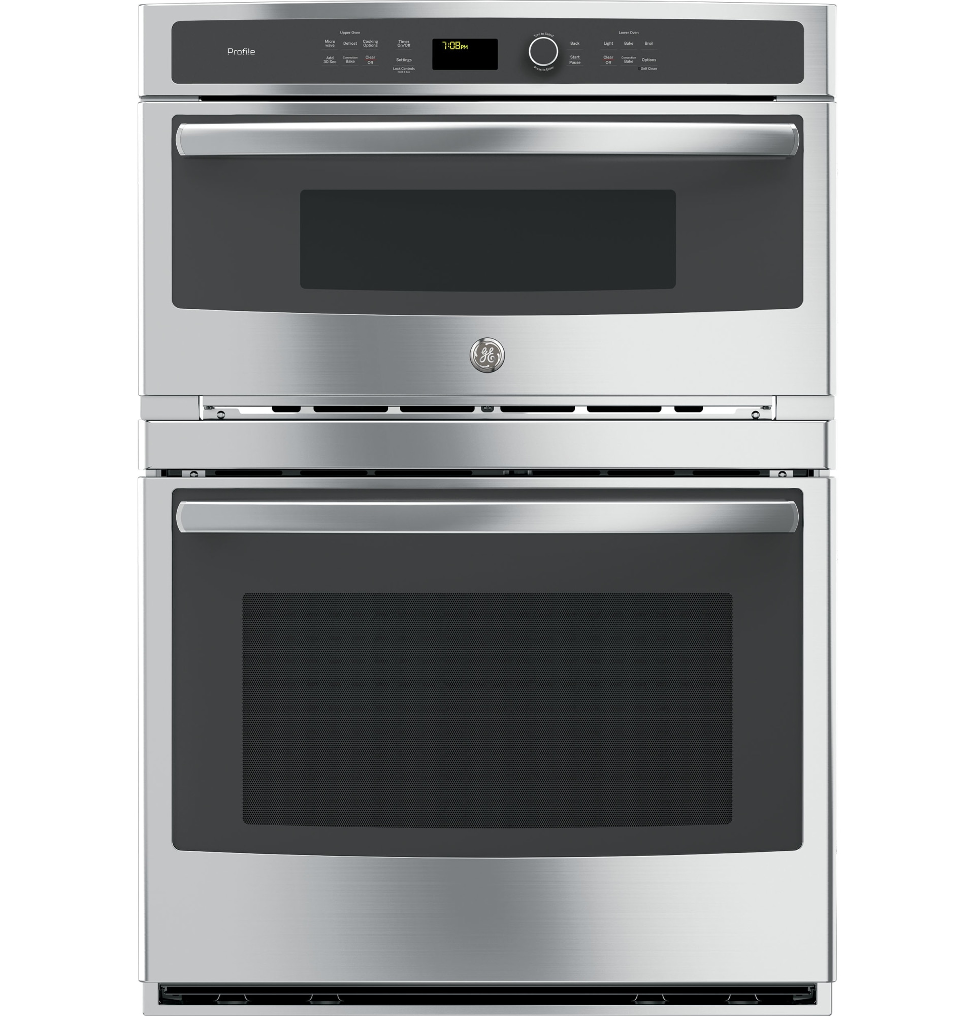 GE Profile™ 30 Stainless Steel Oven/Microwave Combo Electric Wall Oven