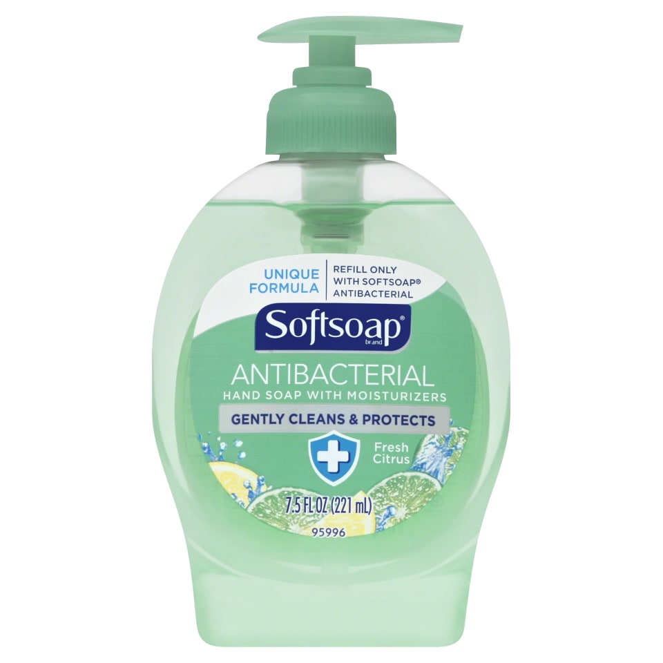 Softsoap Antibacterial Liquid Hand Soap Refill, Fresh Citrus 56 fl oz
