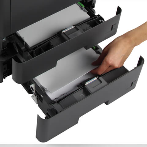 Brother HL-L6400DWT Monochrome Desktop Laser Printer with Dual Input Trays