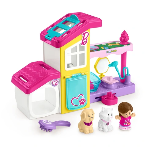 Fisher Price Little People Barbie Play and Care Pet Spa Musical