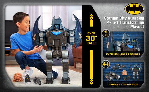 DC, Batman 4-in-1 Transforming Gotham City Guardian Playset