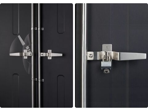 trinity pro cabinet stainless steel rods and hardware