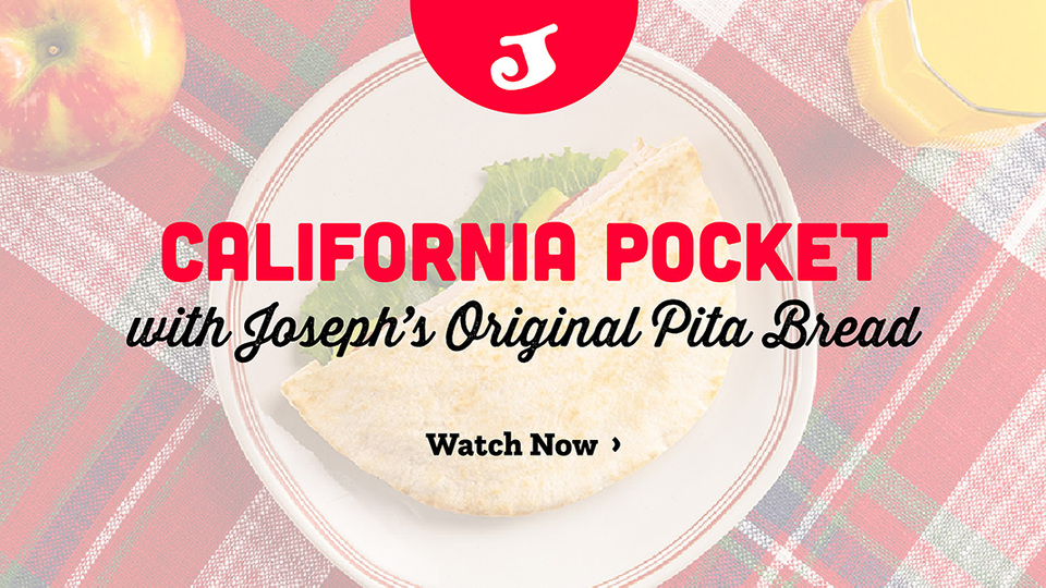 thumbnail video image 5 of Joseph’s Low Net Carb Flax Pita Bread, 1 Pack, 6 Count, 5 of 5