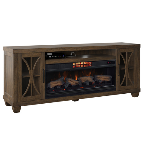 Tresanti&#174; Bradenham TV Console with ClassicFlame CoolGlow&#174; 2-in-1 Electric Fireplace and Fan