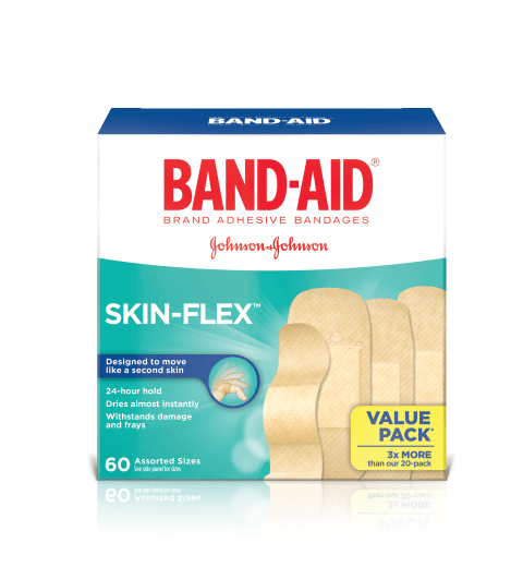 Band-Aid Skin-Flex Adhesive Bandages All One Size