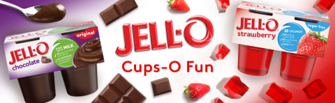 Jell-O Unicorn Magic Cupcake Pudding Cups Snack, 4 ct - Mariano's