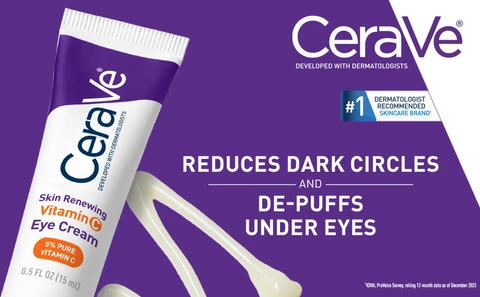 Banner - top half - reduces dark circles and depuffs eyes 