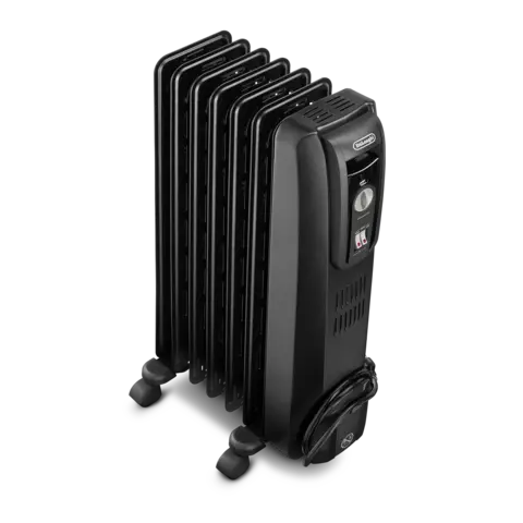 DeLonghi 1500-Watt Black Oil-Filled Radiator TRH0715BKCA | RONA