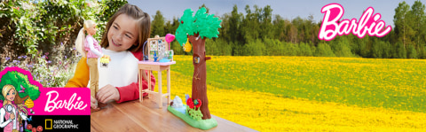barbie national geographic entomologist doll and themed playset