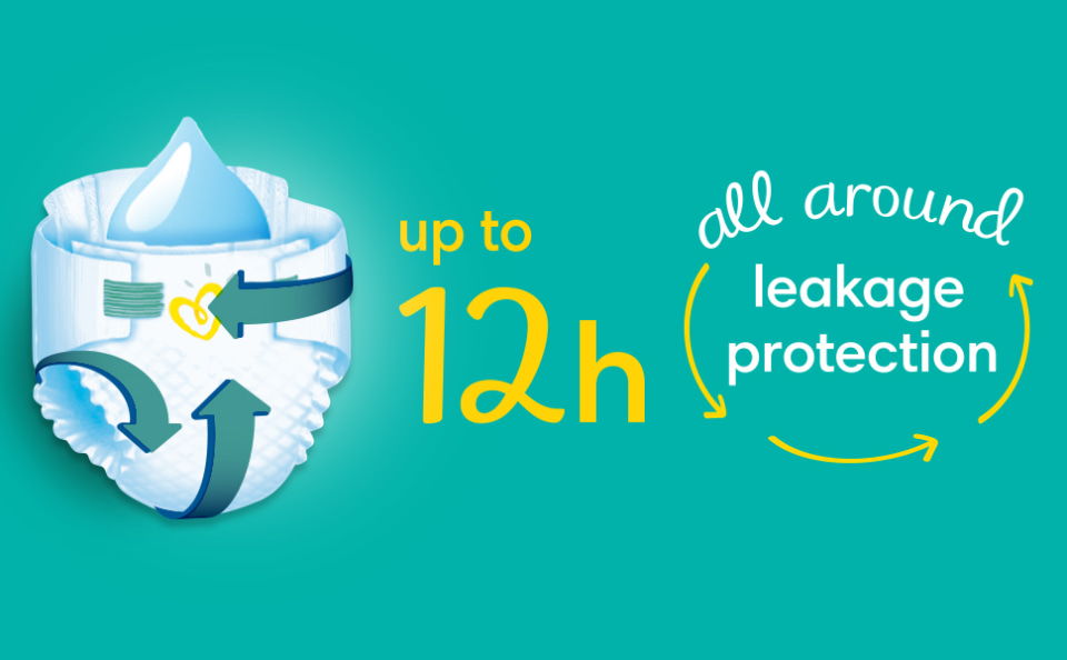 Pampers BabyDry Nappies Jumbo+ Pack All sizes Turesgruppen AB