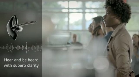 thumbnail video image 2 of Poly Voyager Legend Wireless Headset (Plantronics) - Single-Ear via Bluetooth w/Noise-Canceling Mic - Voice Controls - Mute & Volume Buttons - Ergonomic Design -Connect to Mobile/Tablet, 2 of 11